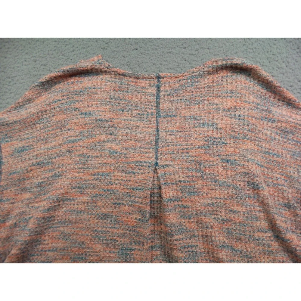 Free People Top Womens Small Multicolor Misty Long Sleeve On‎ or Off Shoulder
